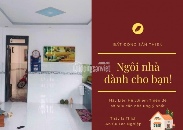 Bán nhà 50m2, 2 tầng, 2PN, Q.12, Hiệp Thành, 2.75 tỷ