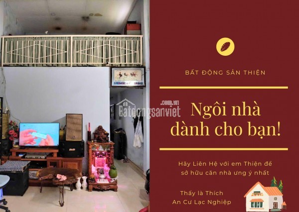 CẦN TIỀN GẤP – BÁN NHÀ 100M2, NGANG 5M, HẺM XE HƠI, HIỆP THÀNH, Q12