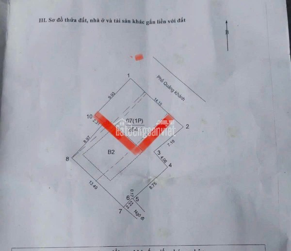 CƠ HỘI ĐẦU TƯ – ĐẤT MẶT PHỐ QUẢNG KHÁNH – VIEW HỒ TÂY
 • Diện tích: 100m², mặt tiền 10m
 •