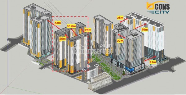Quần thể Bcons City đô thị Khu Đông TP. Hồ Chí Minh, nên đầu tư ngay