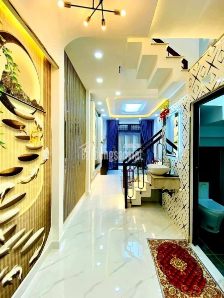 🔥 NHÀ NỘI THẤT ĐẦY ĐỦ - NGAY CHỢ VĂN THÁNH - HẺM XE HƠI KIA - SÁT MẶT TIỀN- 20m VUÔNG A4- 2