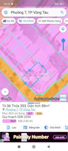 Lô góc 2 mặt tiền tại đá bạc châu Đức. ✌️ Có 80 Thổ cư 👉 khu dân cư giá chỉ 620tr