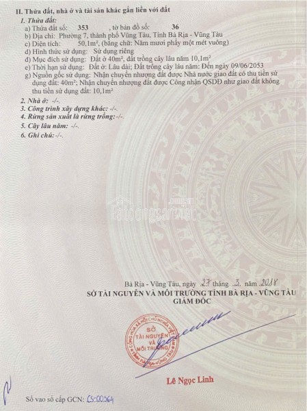 Lô góc 2 mặt tiền tại đá bạc châu Đức. ✌️ Có 80 Thổ cư 👉 khu dân cư giá chỉ 620tr
