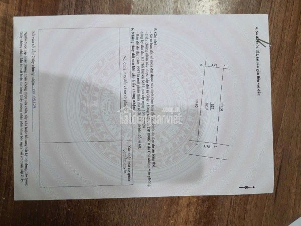 CHÍNH CHỦ BÁN 92M FULL THỔ CƯ,TT QUANG MINH,45TR/M ĐƯỜNG Ô TÔ,GẦN CHỢ,TRƯỜNG HỌC