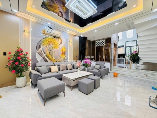 BÁN BIỆT PHỦ 400m2 - 5 TẦNG - SMARTHOME HIỆN ĐẠI - THANG MÁY 650KG - FULL NỘI THẤT CAO CẤP -