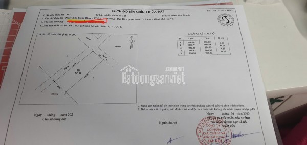 BÁN ĐẤT PHÚ ĐÔ - 68M² - VIEW HỒ ĐẸP - NGÕ Ô TÔ - GIÁ CHỈ 1,7 TỶ. LÔ GÓC 2 MẶT TIỀN THÔNG THOÁNG