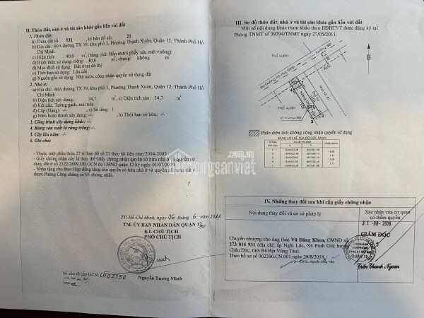 Đất To 5x30m 1 xẹc ngắn xe hơi Thạnh Lộc 37, vị tri đẹp, giá rẻ!