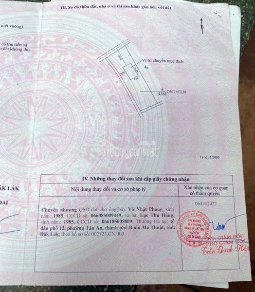 40m Măt tiền Quốc lộ 29, Hơn 4 SÀO đất 3 MẶT TIỀN có thổ cư - Huyện Cư MGar - Đăk Lăk, giá chỉ 4.8