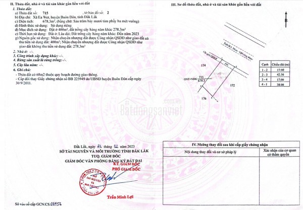 500 ha đất thuê còn 30 năm kề Tỉnh lộ 690, giáp đập Thủy lợi - Huyện Krông Ana - Đăk Lăk, giá chỉ