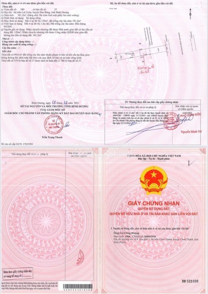 [HOT – ĐẤT ĐẸP TRUNG TÂM THỊ TRẤN LAI UYÊN – DIỆN TÍCH LỚN – PHÁP LÝ RÕ RÀNG.