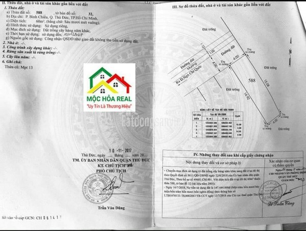 Bán Tòa Nhà 4 Lầu Mặt Tiền Đường Số 32 - Hiệp Bình Chánh - Thành Phố Thủ Đức