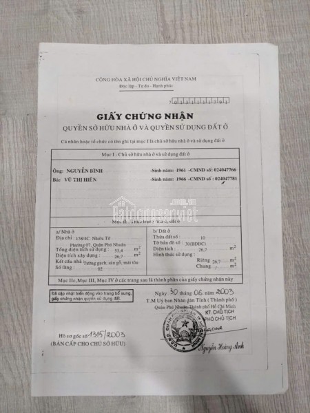 🚗 Hẻm Xe Hơi Hoàng Hoa Thám P5 Phú Nhuận