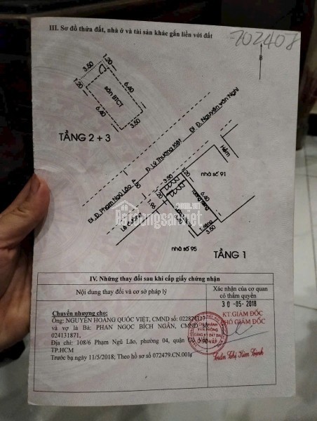 bán nhà  hẻm trước nhà 5m trần văn quang p 10 tân bình 1 trệt 1 lầu sổ hòng riêng giá 1,8 tỉ