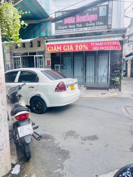 [P3Q8]- CHỈ 6.3 TỶ- HXH ÂU DƯƠNG LÂN- DT: 45M2 ( 4 X 11) NỞ HẬU . SÁT NGAY CẦU CHỮ Y ĐẮC ĐỊA.
