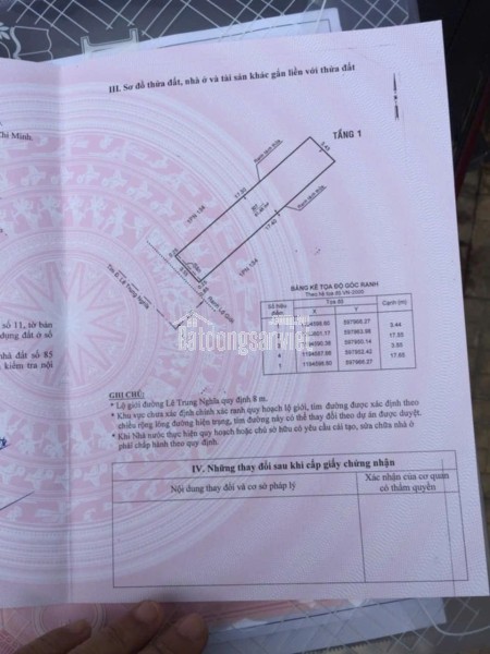 Chính Chủ Bán HXH Lê Trung Nghĩa, P.12, Tân Bình: DT 7x22m, Giá 58 tỷ - Liên Hệ Ngô Tú 0911160692