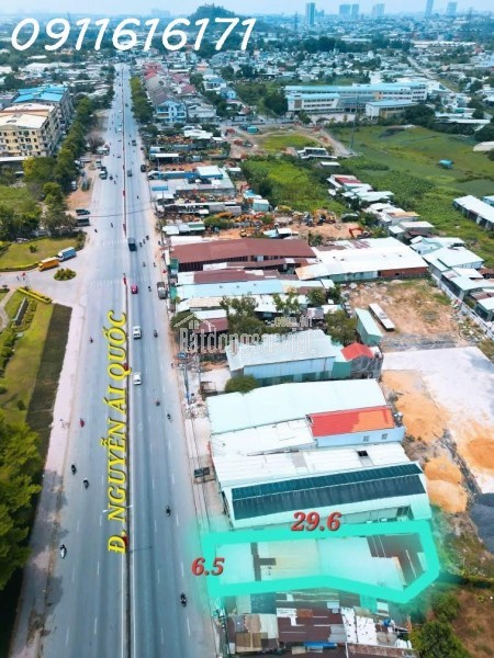 BÁN NHÀ SỔ RIÊNG 196,5M2 MẶT TIỀN QUỐC LỘ 1K, CHỢ HÓA AN