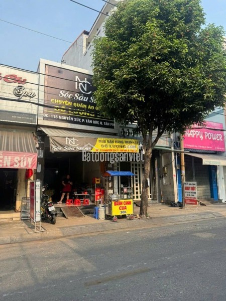 NHÀ MẶT PHỐ NGUYỄN SÚY - TÂN QUÝ - TÂN PHÚ: 79M2 (21M X 4.2M), 1 TẦNG, 2 PN, GIÁ 12.3 TỶ TL