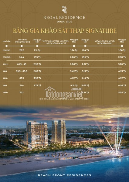 Sở hữu ngay căn hộ REGAL RESIDENCE SIGNATURE