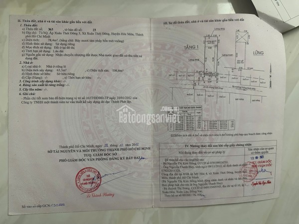 Bán Dãy Nhà Trọ Hóc Môn – 5x16m, Gần Chợ Chữ S, Đường Trần Văn Mười, Thu Nhập Ổn Định, Giá 3,1 Tỷ