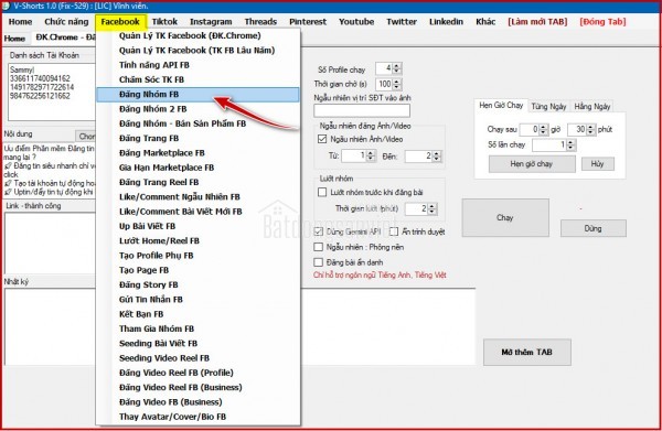 Phần Mềm VShorts – Giải Pháp Tự Động Hóa TikTok Toàn Diện, An Toàn Và Hiệu Quả