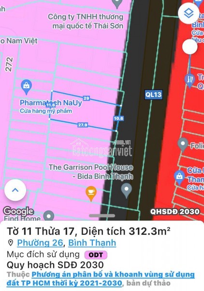 BÁN NHÀ MẶT TIỀN 231 QUỐC LỘ 13, P.26, Q. BÌNH THẠNH