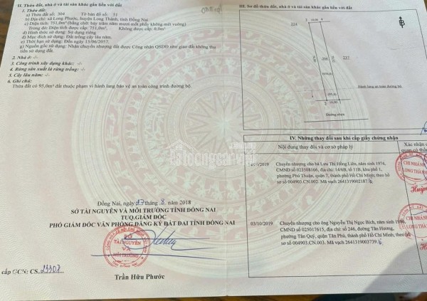 BÁN ĐẤT ĐẸP 2 MẶT TIỀN TẠI LONG PHƯỚC - LONG THÀNH