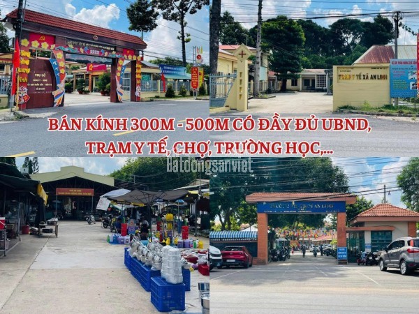 Đất ngay trung tâm chợ, trường, UBND An Linh Bình Dương.