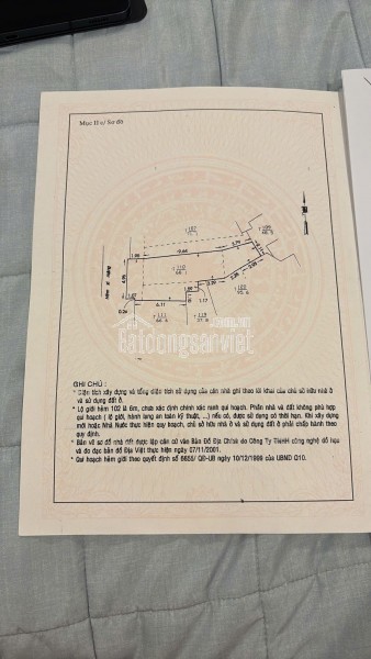 BÁN NHÀ TÔ HIẾN THÀNH, PHƯỜNG 15, QUẬN 10 – GIÁ TỐT CHO NHÀ ĐẦU TƯ