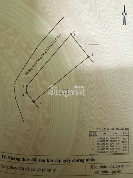 Cần  bán lô đất đẹp lô góc tại Võ Dõng,Vĩnh trung, Nha trang
Diện tích 132,4m  full thổ cư giá