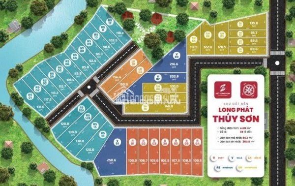 BÁN ĐẤT NỀN LONG PHÁT THUÝ SƠN - SẴN SỔ ĐỎ - SANG TÊN NGAY - GIÁ CHI 99TR/LO