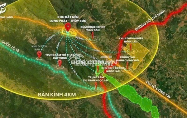 Đất Nền Long Phát – Thúy Sơn,Gần Khu Công Nghiệp Sang Tên Ngay, Giá Cực Tốt Chỉ Từ 1tr/M2