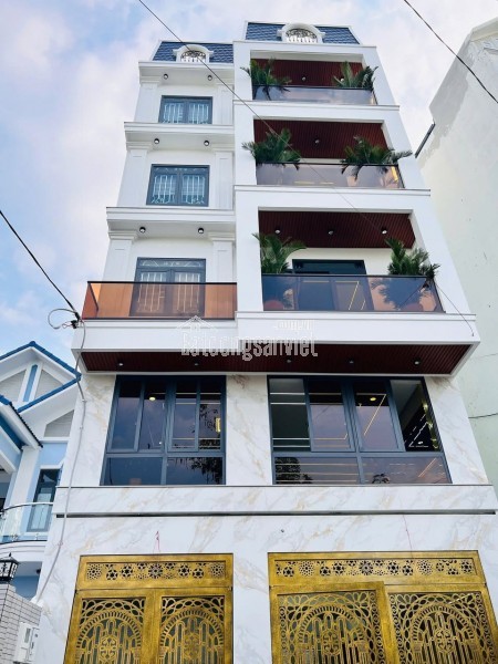 Q12-HẺM NHƯ MẶT TIỀN ĐƯỜNG NHỰA 8M - 6 TẦNG - 91M2 - XE HƠI NGỦ TRONG NHÀ - NGANG 6.8M X 14.1M -