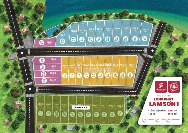 🔥 SIÊU PHẨM ĐẤT NỀN LONG PHÁT - LAM SƠN 1 Sổ Đỏ Riêng, Giá Chỉ Từ 120 Triệu/Lô, Cơ Hội Sinh Lời