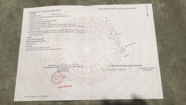 ĐẤT GẦN KHU CÔNG NGHIỆP CHƠN THÀNH GIÁ CHỈ HƠN 200TR