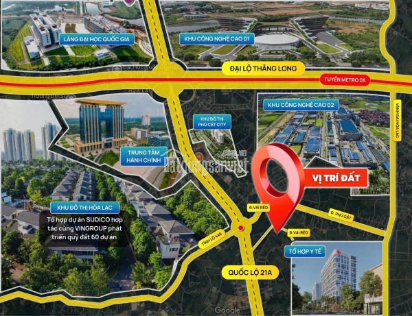 Đất độc quyền- vị trí tiềm năng tăng giá nhất Hòa Lạc