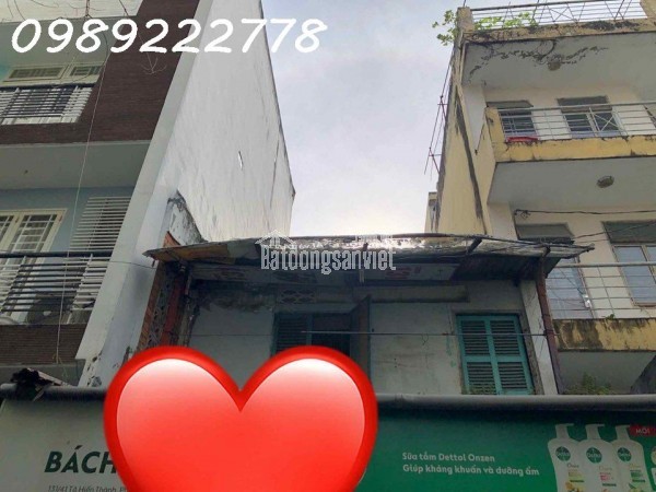 [#QUẬN_10]- PHẨM TÔ HIẾN THÀNH P13 - HẺM XE TẢI - NGANG 4.62M - VUÔNG VỨC- ĐƯỢC XD 5 TANG