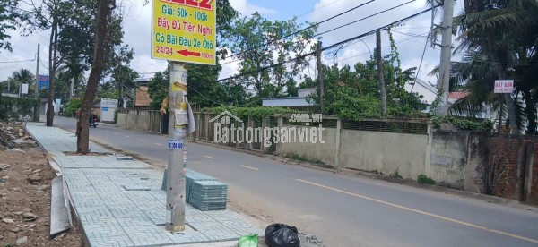 Bán Lô đất MẶT TIỀN đường Hồ Văn Nhánh ( tặng nhà ), KP8, P5. TP Mỹ Tho.