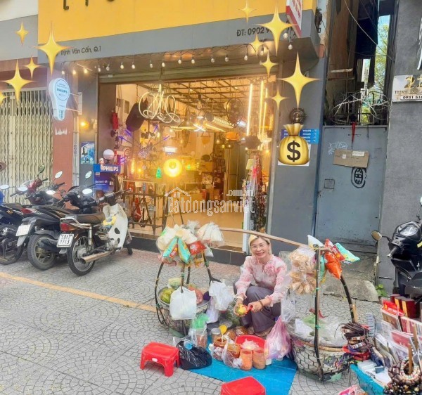 BÁN NHÀ MẶT TIỀN KINH DOANH ĐƯỜNG TRỊNH VĂN CẤN, QUẬN 1 - NGANG LỚN ĐẸP 5M * 16M