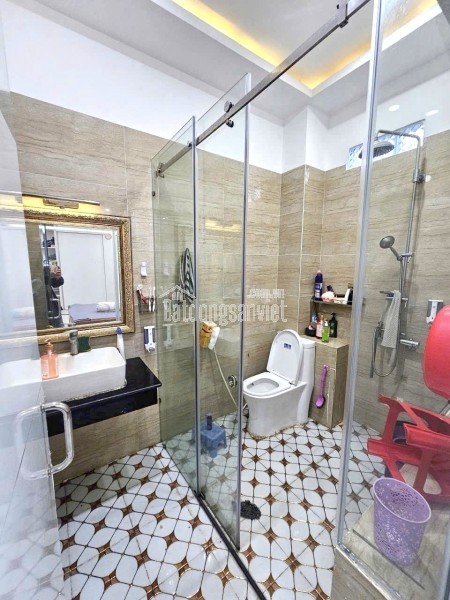 Cực Hiếm! Nhà 4 Tâng/4pn, HẺM XE HƠI 75M²– Gần CV Làng Hoa, Lê Văn Thọ Gò Vấp – 7.69 Tỷ TL!