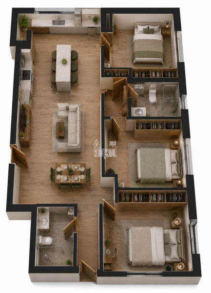 75.84m2 - Giá 7 tỷ chưa chiết khấu - 3PN2WC Arcadia Nguyễn Hữu Thọ