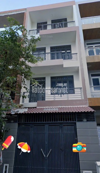 90m2 - Giá 16.5 tỷ - 4 tầng - 5PN - đường Số 8 KDC Ven Sông, Q7