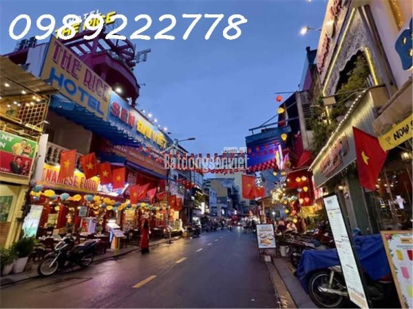 PHẠM NGŨ LÃO- PHỐ ĐI BỘ BÙI VIỆN - HẺM ÔTÔ KIA - 30M RA MẶT TIỀN - 58M²(4x15) - 3TẦNG + 4PN 3WC -