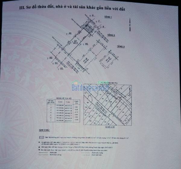 Chính chủ bán nhà 457/9 Điện Biên Phủ, P.3, Q3, nhà 2 mặt tiền hẻm