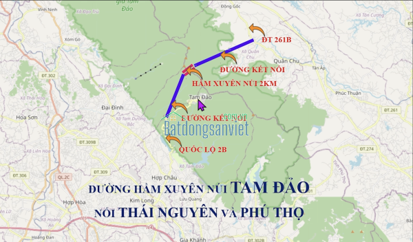 Bán đất tại KĐT số 1 Quân Chu DT 261, Thị trấn Quân Chu, Huyện Đại Từ, Thái Nguyên