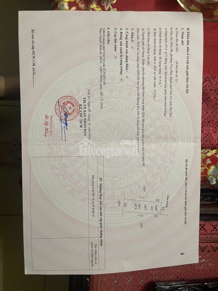 CHÍNH CHỦ CẦN BÁN LÔ ĐẤT CÓ VỊ TRÍ ĐẸP TẠI KHU 4B - P.VÂN PHÚ - VIỆT TRÌ - PHÚ THỌ