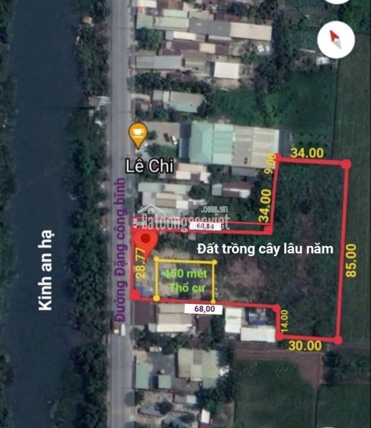 4.728M ĐẤT MẶT TIỀN ĐẶNG CÔNG BỈNH – ĐÃ SAN LẤP – PHÁP LÝ 3SHR