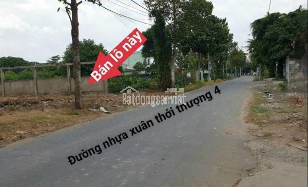 NHÀ MẶT TIỀN LÝ THƯỜNG KIỆT TT HÓC MÔN KHU NGÂN HÀNG CHỈ 12 TỶ