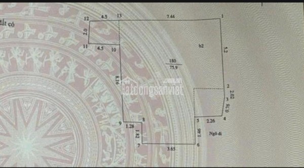 Bán nhà riêng ngõ 26 Cự Lộc Thanh Xuân 76m2x 3 tầng giá 12 tỷ thoả thuận nhẹ
