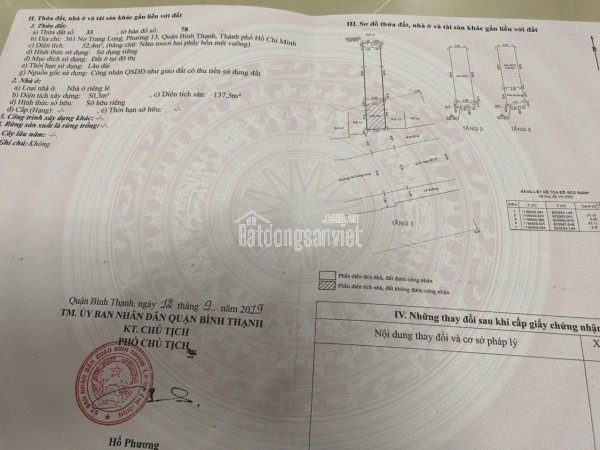 Bán Nhà Mặt Tiền 361 Nơ Trang Long, Phường 13, Quận Bình Thạnh