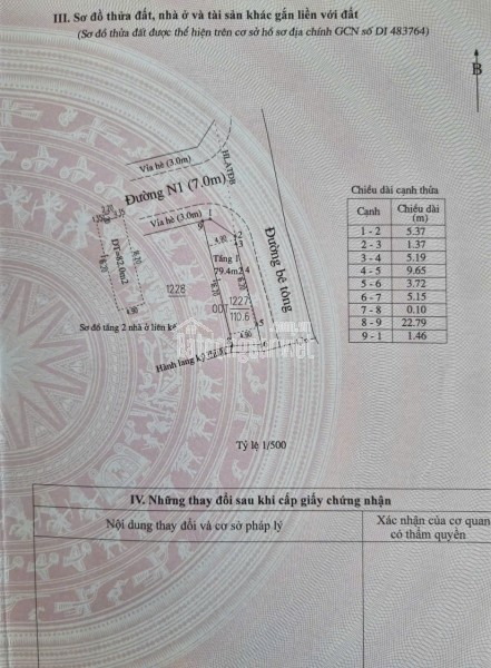 BÁN NHÀ MỚI HOÀN CÔNG FULL THỔ CƯ DT: 110M2 - 3PN PHƯỜNG THẠCH PHƯỚC -TP.TÂN UYÊN
